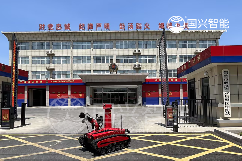 鶴壁市某消防站大金剛驗收培訓完成